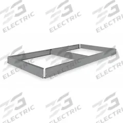 TENNSCO Shelf: 48 in x 24 in, 2,500 lb Load Capacity, Gray, Shelf (MPN ZKH-4824). Key specifications — Includes: Front to Back Support; Shelf Configuration: Single Straight; Color: Gray; Frame Material: Steel; Brand: TENNSCO; Frame Finish: Zinc Plated; Product Type: Shelf.