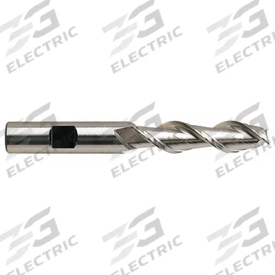 YG-1 Square End Mill: High Speed Steel, 2 Flute, 1/2" Mill Dia, 2" LOC, 4" OAL (MPN 18071) - High-Speed Steel Square End Mills for Aluminum