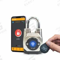 EGEETOUCH Bluetooth Padlock: Silver, Zinc Die-Cast, Stainless Steel Shackle (MPN 5-02501-94). Key specifications — attr1351169: NFC; attr1320070: Series 5th Gen; attr1314123: EGEETOUCH.