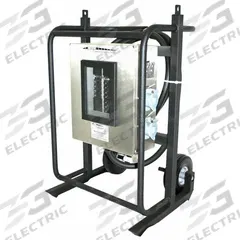 SOUTHWIRE Power Distribution Cart: Three Phase, 120/208V AC, 100 A Inlet Current Rating, 6 Outlets (MPN 6212DC). Key specifications — Inlet Voltage Rating: 120/208V AC; Inlet Receptacle: Direct Wired; Brand: SOUTHWIRE.