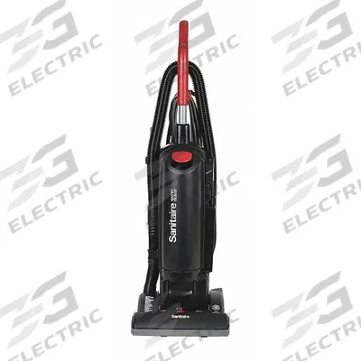 SANITAIRE Upright Vacuum Cleaner: 13 in Cleaning Path Wd, 135 cfm Air Flow, 17 lb Wt - Corded Upright Vacuums