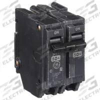 GE Miniature Circuit Breaker: THQL, 80 A, 120/240V AC, Single Phase, 10kA at 120/240V AC, Std (MPN THQL2180). Key specifications — Amps: 80 A; AC Voltage Rating: 120/240V AC; Phase: Single; Max. AIR Rating: 10kA at 120/240V AC; For Use With: Power Mark Gold Load Centers and AQ Lighting Panels.
