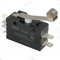 APPROVED VENDOR Snap Action Switch: Hinge Roller Lever Actuator, 2NO/2NC, Quick Connect (MPN 5JEH8). Key specifications — AC Contact Rating: 20 A @ 240 V; Electrical Connection: Quick Connect; Brand: APPROVED VENDOR.