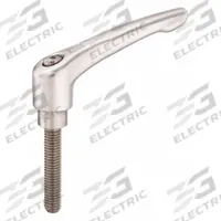 KIPP Adjustable Handle: SS, 3/8"-16 Thread, 50 mm Thread Lg, 80 mm Lg (MPN K0124.3A4X50). Key specifications — Brand: KIPP.