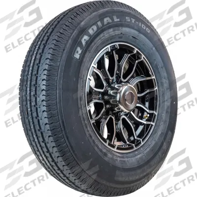 HI-RUN Trailer Tire Assembly: Street Tire and Wheel Assembly, ST235/85R16 Tire Size - Street Tire & Wheel Assembly