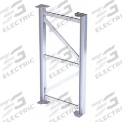 TRI-ARC Platform Support Leg: 5.3 ft Overall Ht, 30 in Overall Wd, 500 lb Load Capacity (MPN MPASST7). Key specifications — Brand: TRI-ARC; Compatible with Manufacturer Model Number: MPASGR30; Material: Aluminum; Color: Gray.