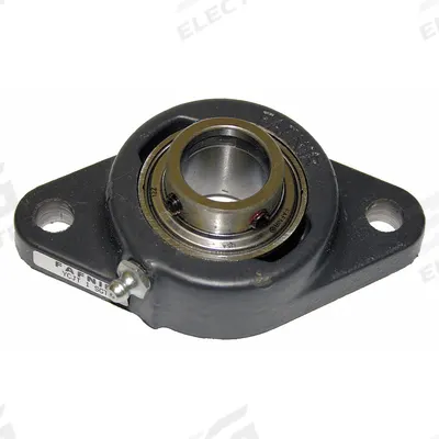 TIMKEN 2 Bolt Flange Bearing: Radial Ball, 7/8 in Bore, Cast Iron, Set Screws - General Purpose Flange-Mount Ball Bearings
