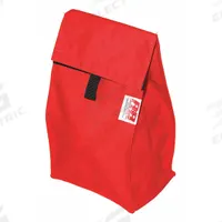 R&B FABRICATIONS Tote Bag: Nylon, Red, 750 cu in Interior Volume, 6 in Lg, 9 in Wd, 14 in Ht (MPN RB-425-RD). Key specifications — Color: Red; Material: Nylon; Brand: R&B FABRICATIONS.