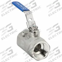 APPROVED VENDOR Manual Two-Way Ball Valve: 1 1/4 in, 316 Stainless Steel, Straight Valve Body, PTFE (MPN 06Q221N06114). Key specifications — Brand: APPROVED VENDOR; Handle: Locking Lever.