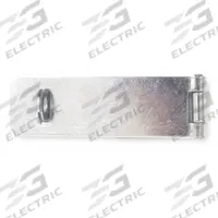 APPROVED VENDOR Hasp: Steel, 1 1/16 in Ht, 6 in Lg, 1 1/2 in Wd (MPN 4PE43). Key specifications — Brand: APPROVED VENDOR; Material: Steel.
