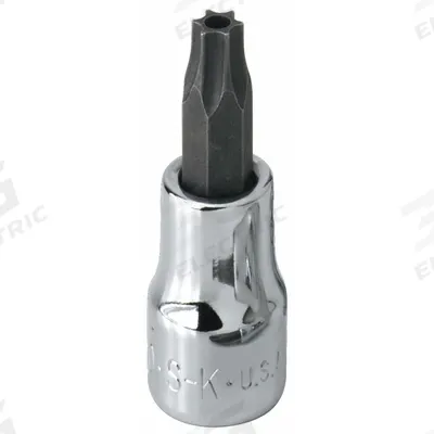 SK PROFESSIONAL TOOLS Socket Bit: 3/8 in Drive Size, Security Torx Tip, T55 Tip Size - Security Torx Bit Sockets