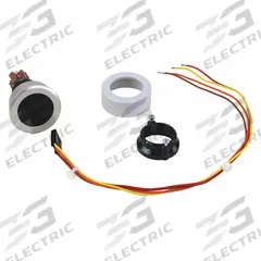 HUBBELL GAI-TRONICS Round Push-Button Kit: Plastic, Repl Kits, Mounting Nut/Mounting Ring/Tie Wrap (MPN 12520-007). Key specifications — Compatible with Series: 294AL; Manufacturer Part Number: 12520-007; Product Type: Push-Button Assembly Replacement Kit; For Use With: Telephones; Includes: Tie Wrap; Brand: HUBBELL GAI-TRONICS; Color: Black; Material: Plastic.