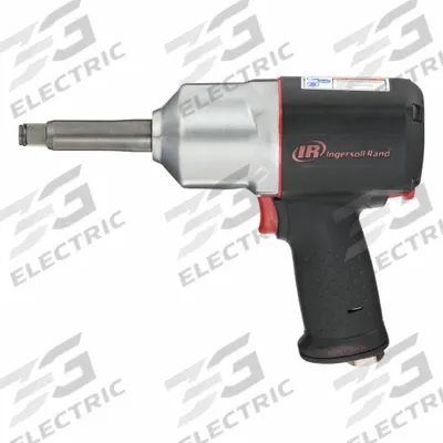 INGERSOLL RAND Air Impact Wrench: Full-Size, 1/2 in Drive, Pistol-Grip, Square - Pistol-Grip Air-Powered Impact Wrenches with Extended Anvils