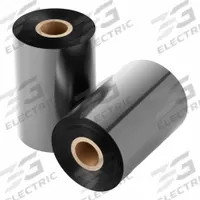 THERMAL TRANSFER RIBBON: Zebra, 8.66 in Ribbon Wd, 1,476 ft Ribbon Lg, 1 in Core Dia., Black, Wax (MPN RZ8661476W-Tr). Key specifications — Color: Black.