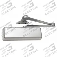 LCN Door Closer: Parallel Mounting Type, Grade 1 - Heavy Duty, Aluminum, 12 1/8 in Lg, 2 1/4 in Wd (MPN 4040XP-EDA AL DEL). Key specifications — Manufacturer Part Number: 4040XP-EDA AL DEL; Brand: LCN; Closer Series: 4040XP; Closer Type: Non-Hold Open; Location Use: Interior/Exterior; Spring Type: Adjustable; Product Type: Door Closer; Spring Size: 6.