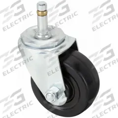 APPROVED VENDOR Stem Caster: Swivel, No Brake, 3 in Wheel Dia., 1 1/4 in Wheel Wd, Rubber, Rubber (MPN 429H07). Key specifications — attr1111099: APPROVED VENDOR; attr1111095: Black; attr1176855: Swivel.