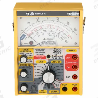 TRIPLETT Analog Multimeter: 600 V Max AC Volt Measurement - Analog Multimeters