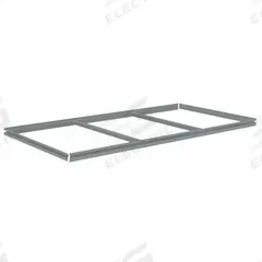 TENNSCO Shelf: 60 in x 36 in, 750 lb Load Capacity, Gray, Shelf (MPN ZBES-6036). Key specifications — Includes: (4) Beams; Shelf Configuration: Single Straight; Color: Gray; Frame Material: Steel; Brand: TENNSCO; Frame Finish: Zinc Plated; Product Type: Shelf.