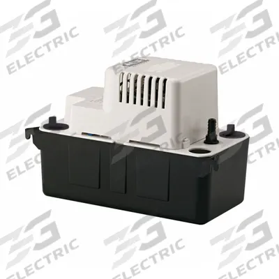 LITTLE GIANT Condensate Removal Pump: 115V AC, 1/2 gal Tank, 1/30 hp, 1.33 gpm - General-Purpose Condensate Tank Pumps