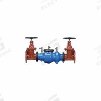 ZURN Double Check Backflow Preventer: 350A, 3 in Pipe Size, 36.13 in Overall Lg, 33°F – 140°F, EPDM (MPN 3-350A). Key specifications — Shut-Off Valve Type: NRS Gate Valve; Connection Type: Groove x Groove.