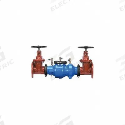 ZURN Double Check Backflow Preventer: 350A, 3 in Pipe Size, 36.13 in Overall Lg - Zurn Double Check Backflow Preventers
