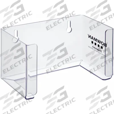 BOWMAN DISPENSERS Face Mask Dispenser: PETG Plastic, Clear - Disposable Mask Dispensers