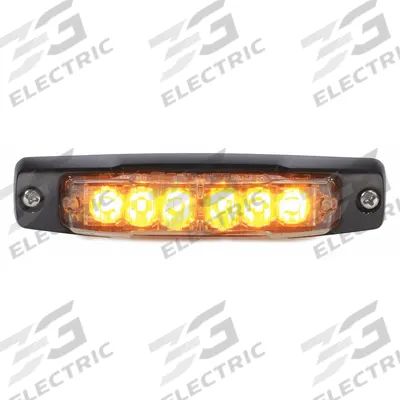 FEDERAL SIGNAL Warning Light: Perimeter Flashing Warning Light, Amber, 15/16 in Overall Wd - Vehicle Perimeter Flashing Warning Lights