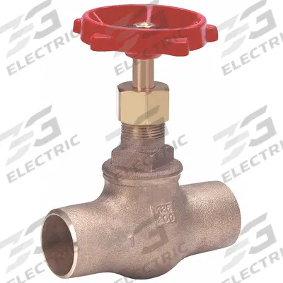 MILWAUKEE VALVE Globe Valve: For Gas/Oil/Steam/Water Media, Bronze, Z-Body, 3/8 in Pipe Size - Bronze Straight-Body General-Service Globe Valves