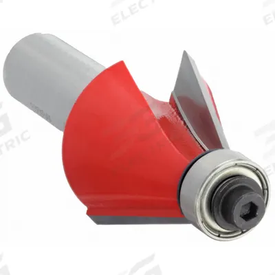 FREUD Chamfer Profile Router Bit: Fractional Inch, Carbide, 1 1/4 in Cutter Dia. - Chamfer Profile Router Bits