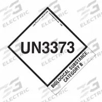LABELMASTER DOT Container Label: UN3373, 4 in x 4 3/4 in, 4 in Label Ht, 4 3/4 in Label Wd, 500 PK (MPN L380). Key specifications — Brand: LABELMASTER; Message: UN3373.