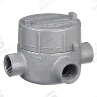 Conduit Outlet Body: Iron, GE, 3/4 in Trade Size, X Body, 19 cu in Body Capacity (MPN GECXT-2M). Key specifications — Series: For Standard Body; Compatible Conduit Trade Size: 3/4 in; Thread Gender: Female; Hub Style: Threaded; Cover Included: Yes; Body Style: X; Connection Type: Threaded; Back Type: Flat.