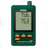 EXTECH Data Logger: 10%to 90% Relative Humidity Measured, 32°F to 122°F, 0°C to 50°C, Included, NIST (MPN SD500-NIST). Key specifications — Interface: RS-232; Parameters Measured: Relative Humidity; Brand: EXTECH; Features: This Humidity/ Temperature Datalogger Records Data on an SD Card in Excel Format for Easy Transfer to a PC for Analysis; Includes: (6) AAA Batteries; Software Options: Software Available Separately; Data Logger Type: Temperature.