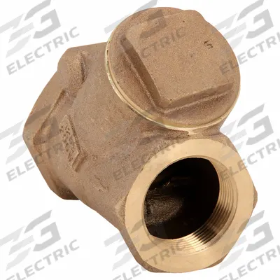 MILWAUKEE VALVE Swing Y Check Valve: Swing, Y-Style Valve Body, 2 1/2 in Pipe Size, FNPT x FNPT - Bronze Y Swing Check Valves