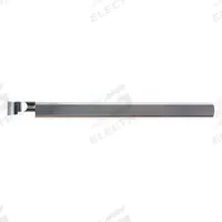 MICRO 100 Boring Bar: Boring, 3/16 in Shank Dia., Bright (Uncoated), 0.0260 in Center to Cutting Tip (MPN BBL-120600)