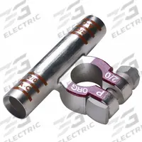 ECO-MAX Battery Terminal: Flag, Crimp, 3/0 ga, Purple Color, Positive, Copper/Tin, 2 in Overall Wd (MPN 058450-1). Key specifications — Contact Material: Tin; Alignment: Flag; Color Code: Purple; Connection Type: Crimp; Gauge: 3/0 ga; Polarity: Positive; Brand: ECO-MAX.