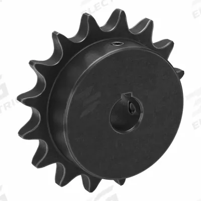 TSUBAKI Single Strand Sprocket: 50, For 5/8 in Chain Pitch, 5/8 in Bore Dia, 16 Teeth - Size 50 Fixed-Bore Roller Chain Sprockets