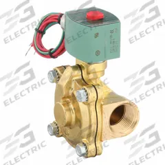 REDHAT Solenoid Valve: 2-Way, Normally Closed, 1 in Pipe Size, 24V DC, Watertight, High Flow (MPN 8210G004LF 24/DC). Key specifications — Pipe Size: 1 in; Voltage: 24V DC; Brand: REDHAT; Coil Enclosure: Watertight.