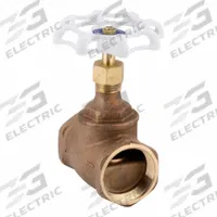 MILWAUKEE VALVE Globe Valve: For Gas/Oil/Water Media, Bronze, Z-Body, 2 in Pipe Size, FNPT x FNPT (MPN UP502 2"). Key specifications — Brand: MILWAUKEE VALVE; Stem: Rising.