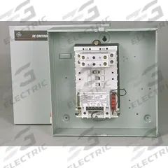 GE Lighting Magnetic Contactor: 4 Poles, 120V AC, 30 A, 2-Wire (MPN CR463M40CJA10A0). Key specifications — Brand: GE.