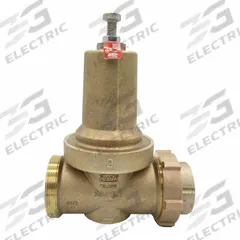 WILKINS Pressure Reducing Valve: FNPT x FNPT, 1 in Pipe Size, Bronze, 25 psi to 75 psi, NPT x NPT (MPN 1-500XL3). Key specifications — Brand: WILKINS; Union Type: Single Union; Low-Lead Compliance: Low-Lead Compliant.