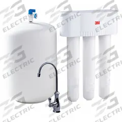 3M Reverse Osmosis System: 11.5 gpd, 16 in Overall Ht, 125 psi Max. Op Pressure, 100°F Max. Op Temp (MPN 04-04506). Key specifications — Reduces: Turbidity.