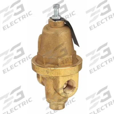 CASH VALVE Pressure Regulator: FNPT x FNPT, 1/4 in x 1/4 in, Brass, 0 psi to 5 psi - Brass General Purpose Pressure Regulators