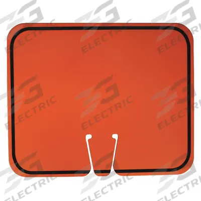 APPROVED VENDOR Traffic Cone Sign: ABS Plastic, 10 3/8 in Ht, 12 3/4 in Lg - Signs for Traffic Cones