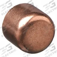 STREAMLINE Cap: 1/4 in CTS, Cup, Wrot Copper (MPN W 07004)