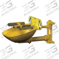 BRADLEY Plumbed Eyewash: Std, Wall Mnt, Eyes and Face Coverage, Uncovered, Plastic Bowl, Push Plate (MPN S19224FW). Key specifications — attr474381: Push Plate; attr474383: BRADLEY.