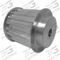 DAYTON Timing Pulley: Trapezoidal, Plain, For T10 Timing Belt Section, For 50 mm Belt Wd, 20 Teeth (MPN 66T10/20-2). Key specifications — Brand: DAYTON; Tooth Profile: Trapezoidal; Finish: Plain.