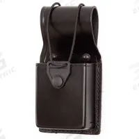 GOULD & GOODRICH, INC. Radio Pouch: Black, Leather, Basket Weave, 35 1/2 in x 2 3/4 in, Snap Closure (MPN B651-1). Key specifications — attr188437: Black; attr188438: Leather; attr188431: Radio and Phone Pouch.