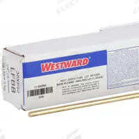 WESTWARD Brazing Alloy: Low-Fuming Bronze, 0%, RBCuZn-C, 1/4 in x 36 in, Bare (MPN 30XP50). Key specifications — Tensile Strength: 71 ksi; Yield Strength: 64 ksi; Manufacturer Part Number: 30XP50; Brand: WESTWARD; pack-container: 1/pk.