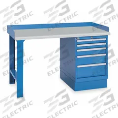 LISTA Workbench: Fixed Ht, Laminate, 72 in x 30 in, 1,000 lb Overall Load Capacity, Blue (MPN XSWB23-72PT/BB). Key specifications — Brand: LISTA.