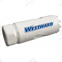 WESTWARD Hole Saw: 7/8 in Saw Dia., 4/6 Teeth per Inch, 1 1/2 in Max. Cutting Dp, Bi-Metal (MPN 29VU02). Key specifications — attr1098070: 4/6; attr1098087: WESTWARD; attr1098073: 1/2"-20.